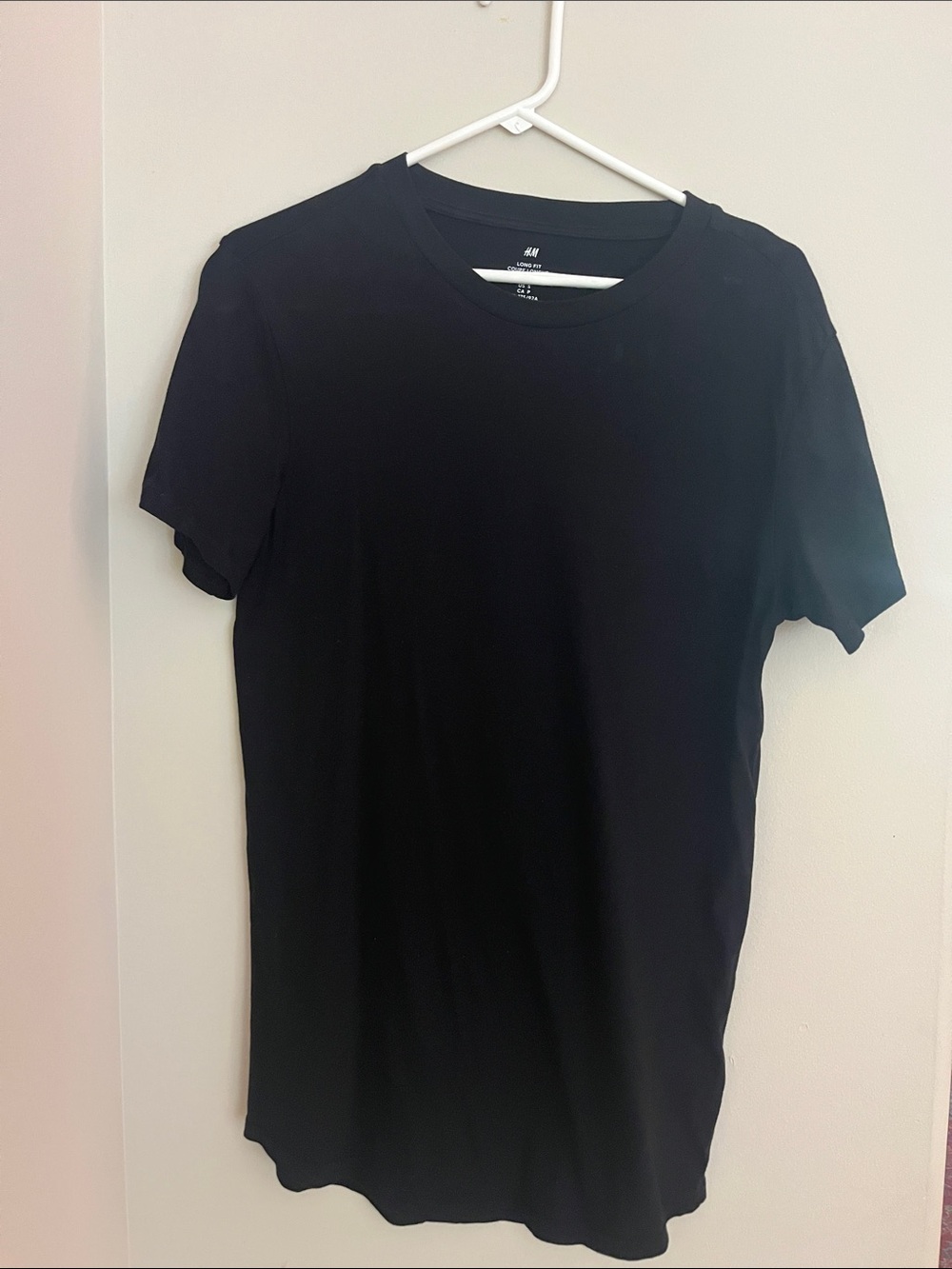 H&M Black Short Sleeve Crew Neck Tee
